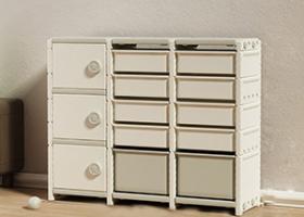 Box Kids Plastic Storage Cabinet